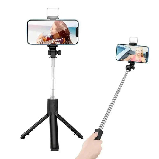 360 Rotation Selfie Stick Phone Holder Tripod Multi Mode Camera Stand Retractable Cell Phone Mount Selfie Artifact