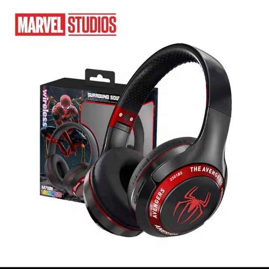 Marvel Customized Bluetooth Headset | Foldable Wireless Headphones with Noise Cancellation & Hi-Fi Stereo | Gaming & Music Over-Ear Headphones